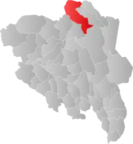 Poziția localității Comuna Tynset