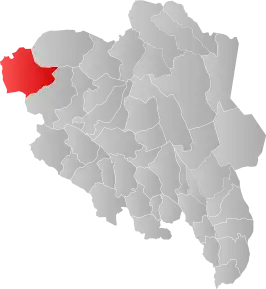 Poziția localității Skjåk