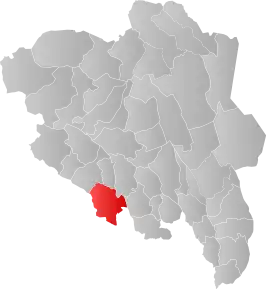 Poziția localității Sør-Aurdal