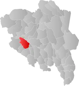 Poziția localității Comuna Øystre Slidre