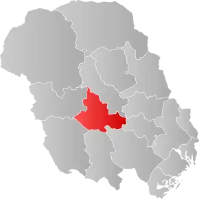 Poziția localității Kviteseid