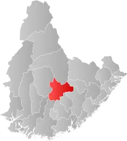 Poziția localității Comuna Evje og Hornnes