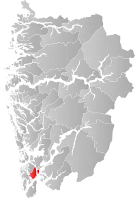 Poziția localității Comuna Stord