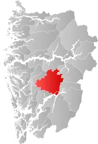 Poziția localității Voss (comună)