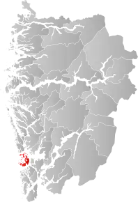 Poziția localității Comuna Austevoll