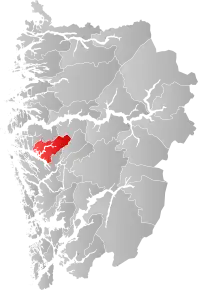 Poziția localității Comuna Masfjorden