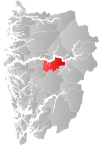 Poziția localității Comuna Vik