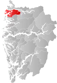 Poziția localității Comuna Bremanger