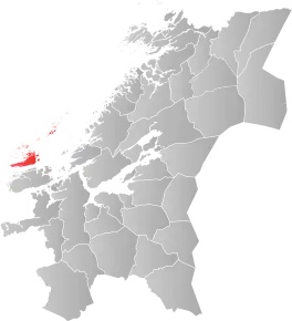Poziția localității Frøya