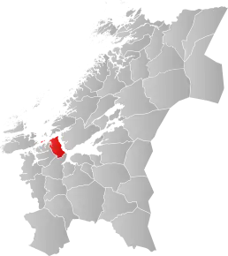 Poziția localității Comuna Agdenes