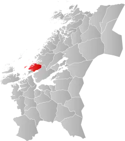 Poziția localității Comuna Bjugn