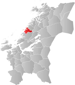 Poziția localității Comuna Roan