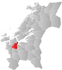 Poziția localității Comuna Orkdal