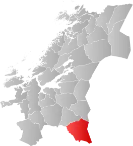 Poziția localității Comuna Røros