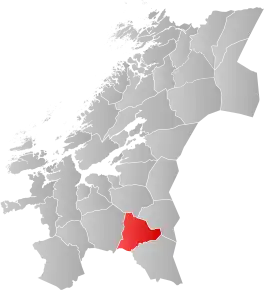 Poziția localității Comuna Holtålen