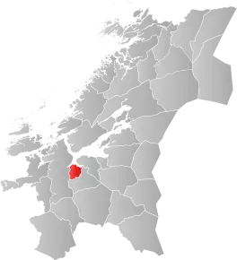 Poziția localității Comuna Skaun