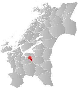 Poziția localității Comuna Klæbu