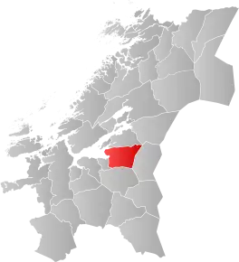 Poziția localității Comuna Stjørdal