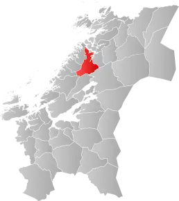 Poziția localității Comuna Namdalseid