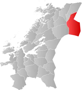 Poziția localității Comuna Lierne