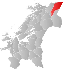 Poziția localității Comuna Røyrvik