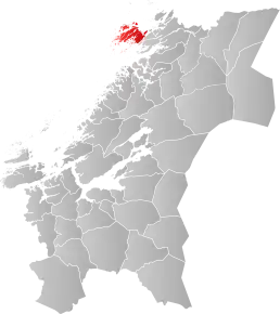 Poziția localității Vikna