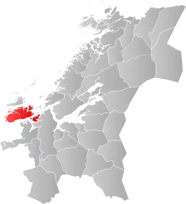 Poziția localității Comuna Hitra