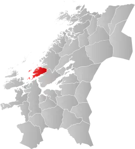 Poziția localității Comuna Ørland