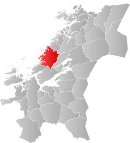 Poziția localității Comuna Åfjord