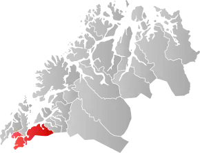 Poziția localității Comuna Tjeldsund