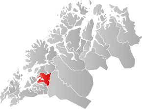 Poziția localității Comuna Salangen