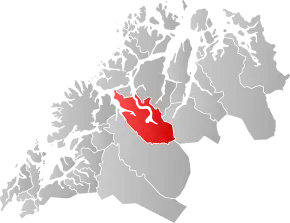 Poziția localității Comuna Balsfjord