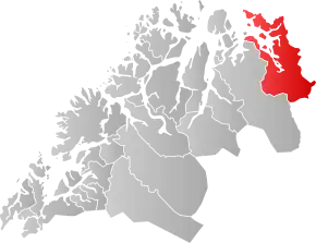 Poziția localității Comuna Kvænangen