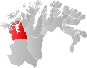 Poziția localității Alta