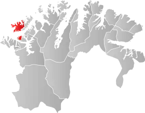 Poziția localității Comuna Hasvik