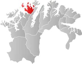 Poziția localității Comuna Måsøy