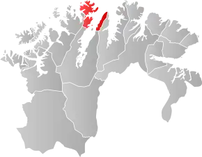Poziția localității Comuna Nordkapp