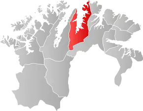 Poziția localității Comuna Lebesby