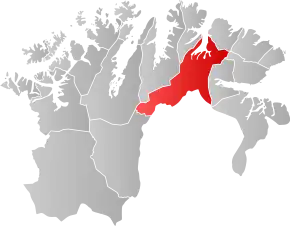 Poziția localității Comuna Tana