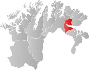 Poziția localității Comuna Nesseby