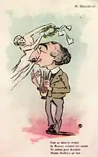 Alexandru Macedonski - caricatură de Nicolae S. Petrescu-Găină