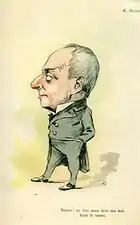 Constantin I. Nottara - caricatură de Nicolae S. Petrescu-Găină