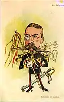 Ioan Lahovary - caricatură de Nicolae S. Petrescu-Găină