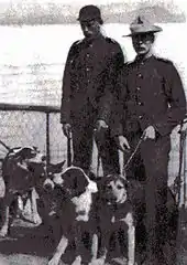 Fotografie de polițiști călare canadieni