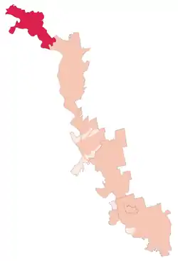 Localizare pe harta Transnistriei.