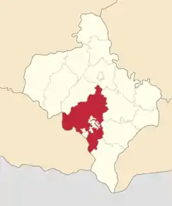 Poziția localității Nadvirna