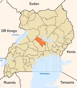 Poziția localității Nakasongola