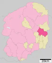 Poziția localității Nasukarasuyama