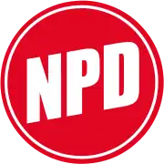 Logo der Nationaldemokratischen Partei Deutschlands (NPD)