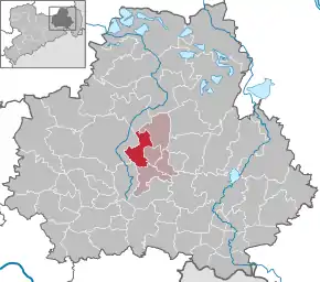 Poziția  Nebelschütz pe harta districtului Bautzen
